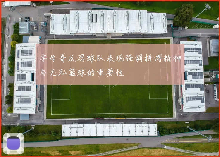 字母哥反思球队表现强调拼搏精神与无私篮球的重要性